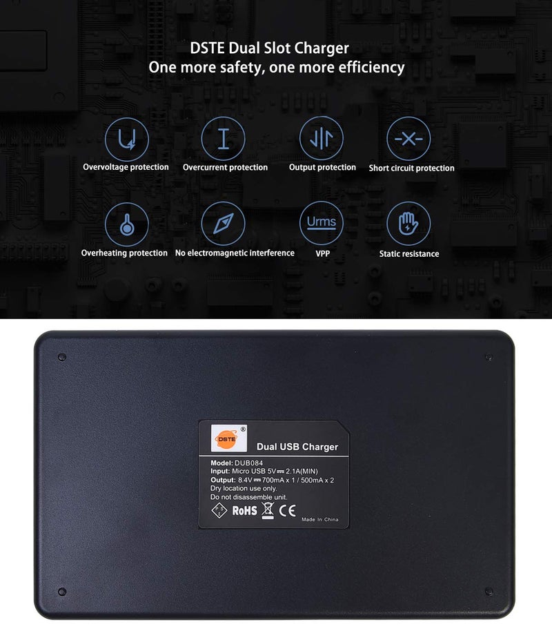 DSTE BLN-1 BLN1 Battery Charger Compatible with Olympus OM-D E-M1 OM-D E-M5 OM-D E-M5 Mark II Pen E-P5 BCN-1 - Image 3